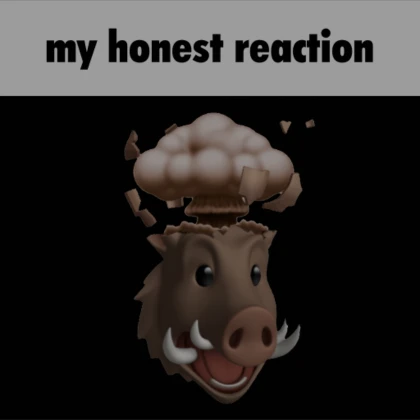 my honest reaction PFP