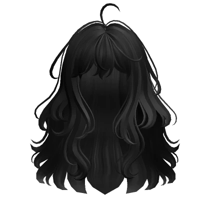 Anime Wavy Hair(Black)