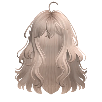 Anime Wavy Hair(Platinum Blonde)