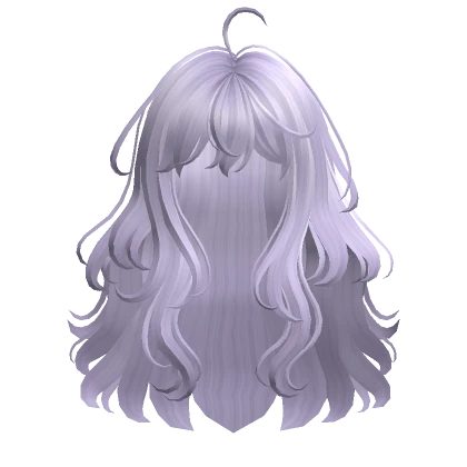 Anime Wavy Hair(Light Purple)