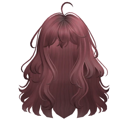 Anime Wavy Hair(Dark Pink)