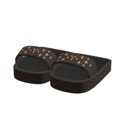 Luxury Monogram Slides