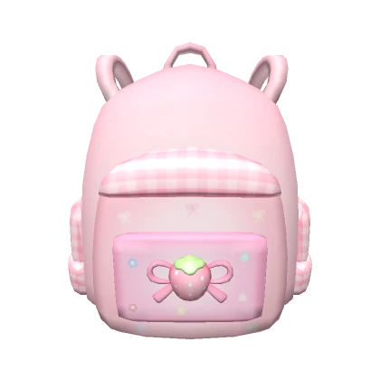 ♡ cwute pink strawberry backpack