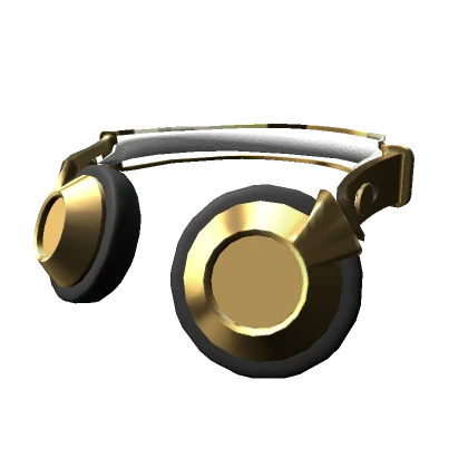 ✅ Gold Headphones