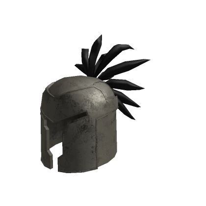 Feather knight helmet