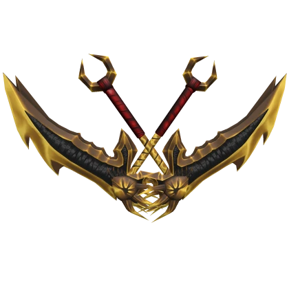 Dual Leviathan Scythes - Gold