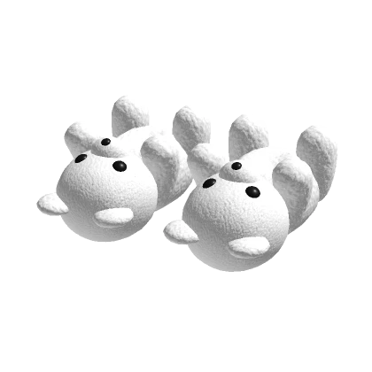 🍀Cute Bear House Shoes (White)