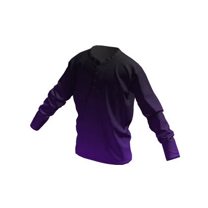 Buttoned Black/Purple Longsleeve
