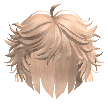 Messy & Layered Anime Wolf Hair (Blonde)