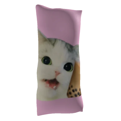 Purrfect Boba Pillow