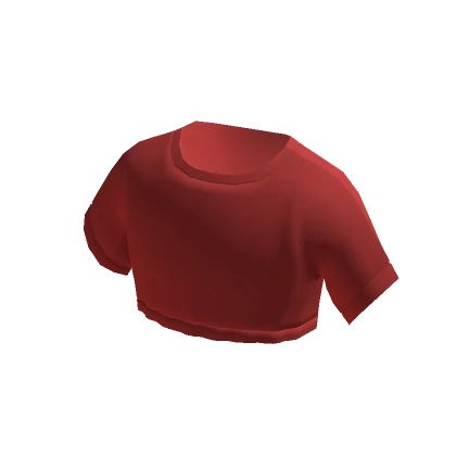 Red T-Shirt Cropped