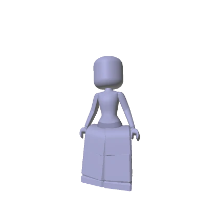 Woman Blocky Doll