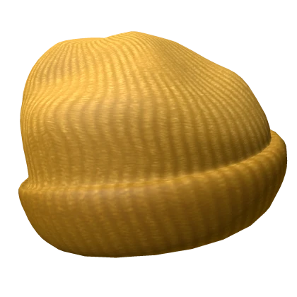 yellow beanie