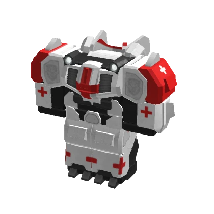 Medic Red Cyber Armor