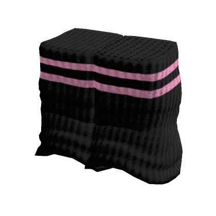 black pink striped leg warmers