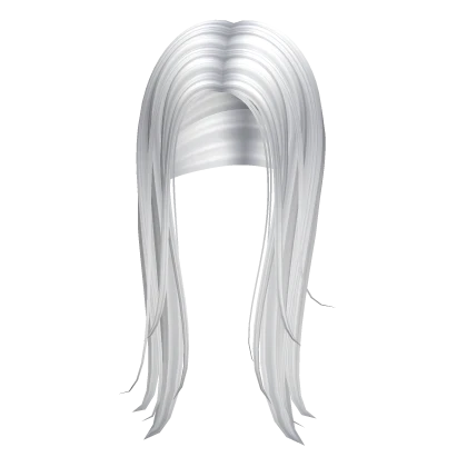 Flowy Fashion Hair in White