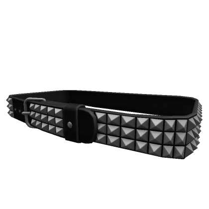 Black Emo Studded Belt