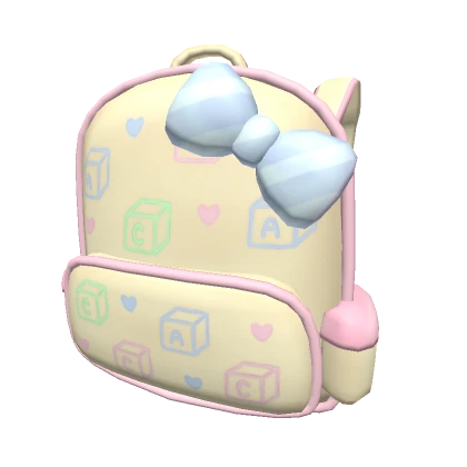 ♡ kawaii pastel abc backpack 3.0