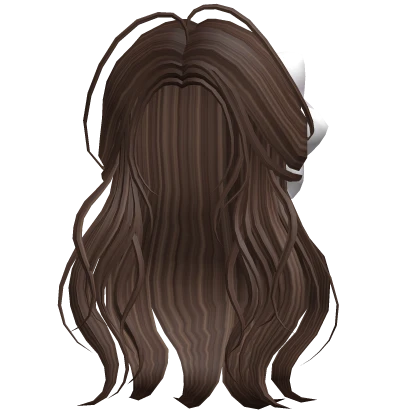  Brown Angelic Styled Hair w/ Bow