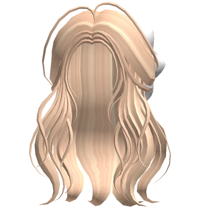  Blonde Angelic Styled Hair w/ Bow