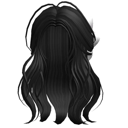  Black Angelic Styled Hair w/ Bow