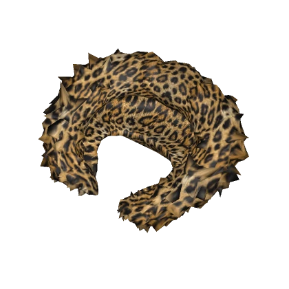 [3.0] Brown Leopard Fur Hood