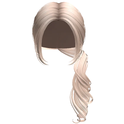 Rose Garden Soft Curled Ponytail (Platinum)