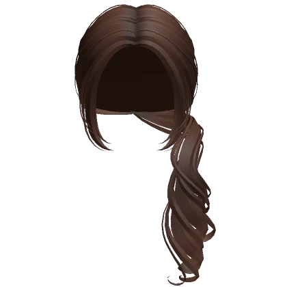 Rose Garden Soft Curled Ponytail (Brown)