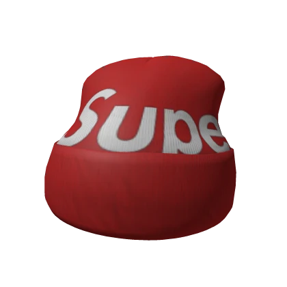 Red Streetwear Superme Beanie