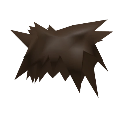 brown epic messy spiky swag hair