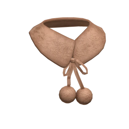 Cozy Fur Collar in Tan