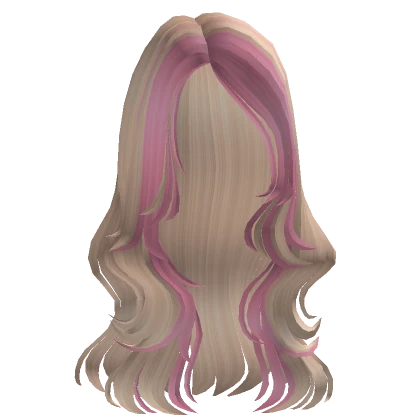 Ayesha Side Part in Pink-Blonde