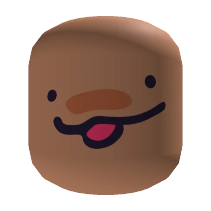 Derpy Noob Smiley Silly Face [Brown]