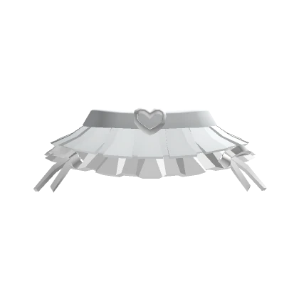 🎀Chibi Doll - Fancy White tiered skirt