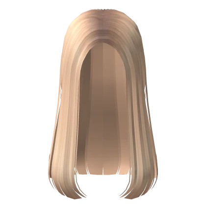 Sleek Blunt Hair in Blonde