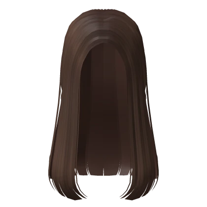 Sleek Blunt Hair in Brown