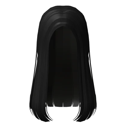 Sleek Blunt Hair in Black