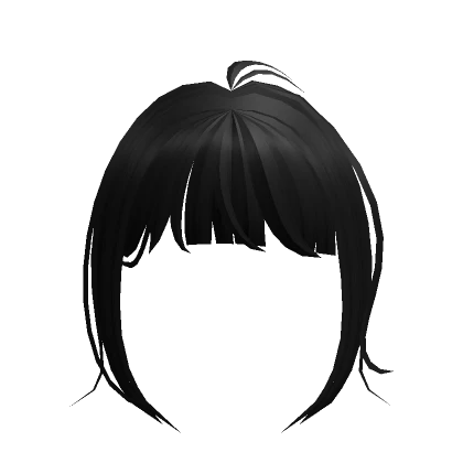 ɞ | kawaii wispy soft black anime bangs