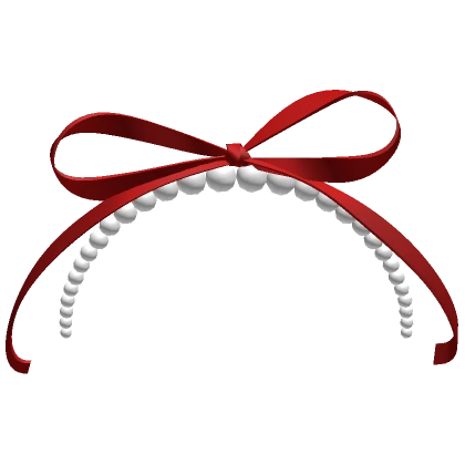 Pearl Satin Ribbon Headband