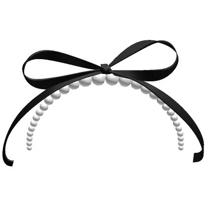 Pearl Satin Ribbon Headband