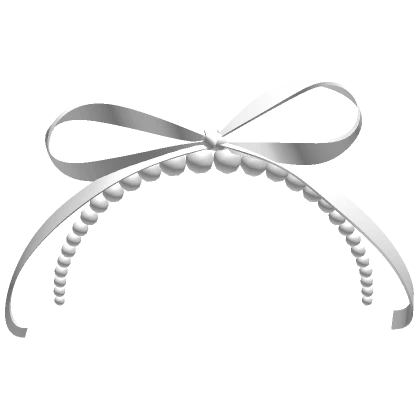 Pearl Satin Ribbon Headband