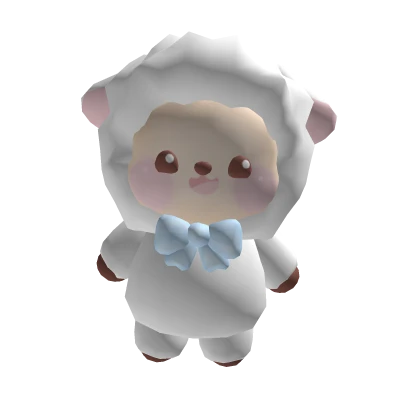 Little lamb plushie front 