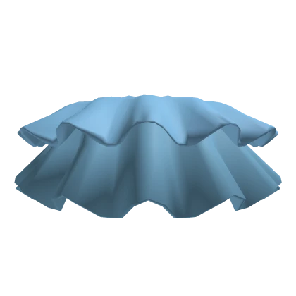 Blue Full Short High Waisted Glam Tutu Skirt
