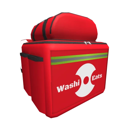 Red WashiEats Delivery Bag
