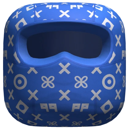 Blue Ski Designer Mask