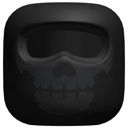 Black Skull Ski Mask