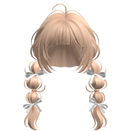 Bubble Braids w/ Ribbons(Blonde)