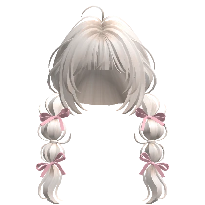 Bubble Braids w/ Ribbons(Beige)