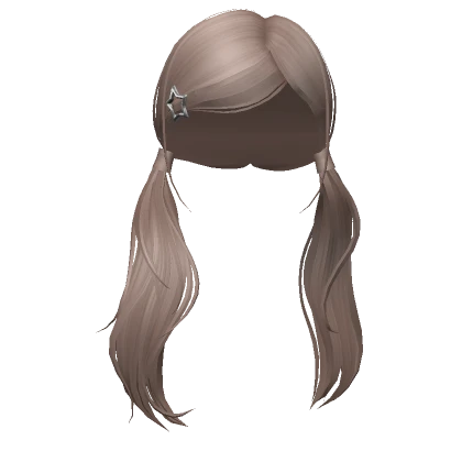 Y2K Acubi Sidepart Pigtails (Ash)