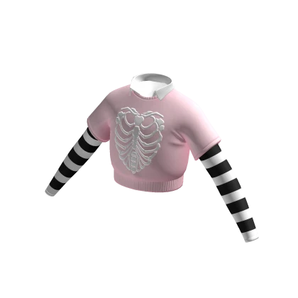 Cropped Goth Shirt